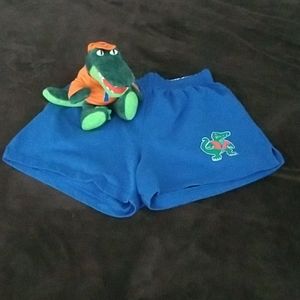 Women's Gator shorts and stuffed Gator